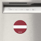 ラトビア国旗 マグネット (インサイチュ (食洗機))