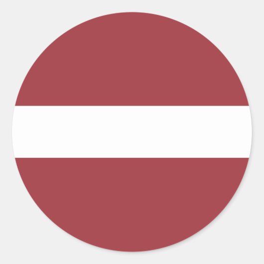 ラトビア国旗、ラトビア国旗 ラウンドシール (正面)