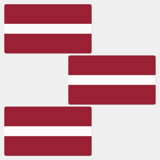 ラトビア国旗 ラベル (グループ)