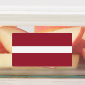 ラトビア国旗 ラベル (貼付)