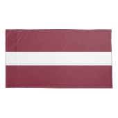 ラトビア国旗 枕カバー (裏面)