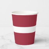 ラトビア国旗 紙コップ (裏面)