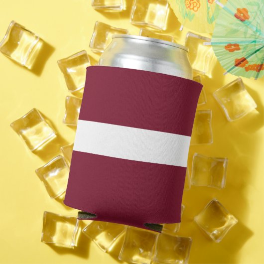 ラトビア国旗 缶クーラー (インサイチュ 夏)