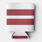 ラトビア国旗 缶クーラー (正面)