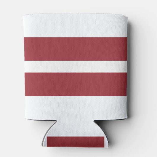 ラトビア国旗 缶クーラー (裏面)