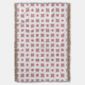 ラトビア朝のSUN幾何模様V スローブランケット (正面縦)