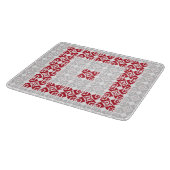 ラトビア朝SUN幾何学模様I カッティングボード (角)