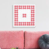 ラトビア朝SUN幾何学模様I キャンバスプリント (インサイチュ (リビング))