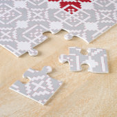 ラトビア朝SUN幾何学模様I ジグソーパズル (側面)