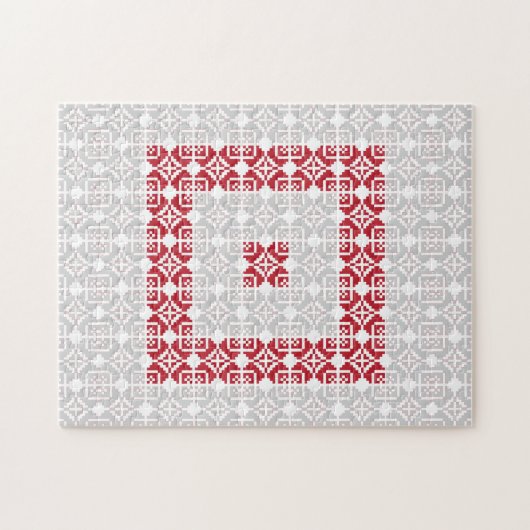 ラトビア朝SUN幾何学模様I ジグソーパズル (横)