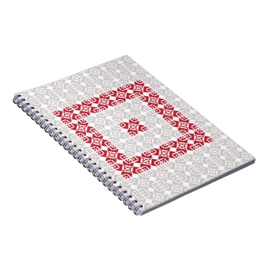 ラトビア朝SUN幾何学模様I ノートブック (右側)