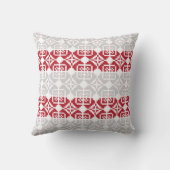 ラトビア朝SUN幾何学模様II クッション (裏面)