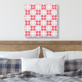 ラトビア朝SUN幾何学模様III キャンバスプリント (インサイチュ (寝室))