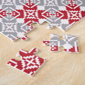 ラトビア朝SUN幾何学模様III ジグソーパズル (側面)