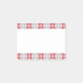 ラトビア朝SUN幾何学模様III ポストイット (正面)