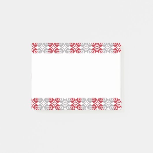 ラトビア朝SUN幾何学模様III ポストイット (正面)