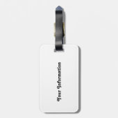 ラトビア朝SUN幾何学模様III ラゲッジタグ (裏面縦)