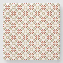 ラトビア朝SUN幾何学模様IX ストーンコースター