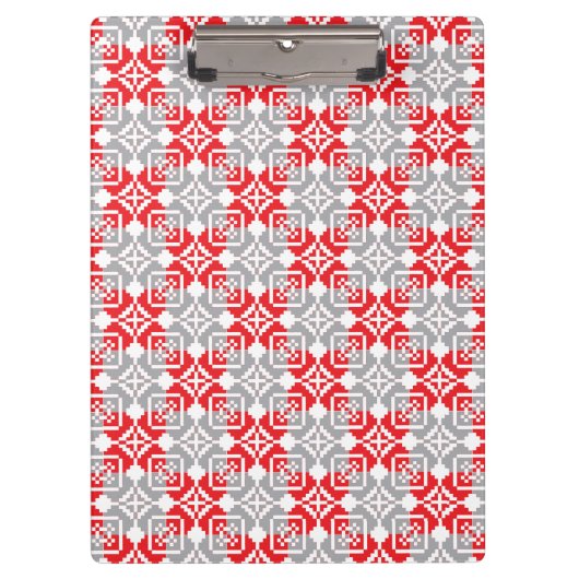 ラトビア朝SUN幾何学模様VI クリップボード (正面)