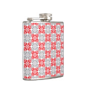 ラトビア朝SUN幾何学模様VI フラスク (右)