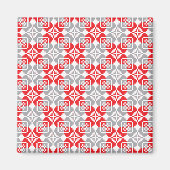 ラトビア朝SUN幾何学模様VI マグネット (正面)