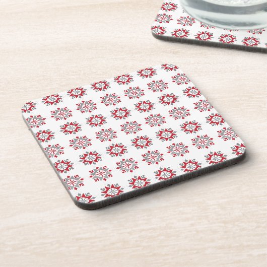 ラトビア朝SUN幾何学模様VII コースター (左側)