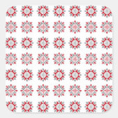 ラトビア朝SUN幾何学模様VII スクエアシール (正面)