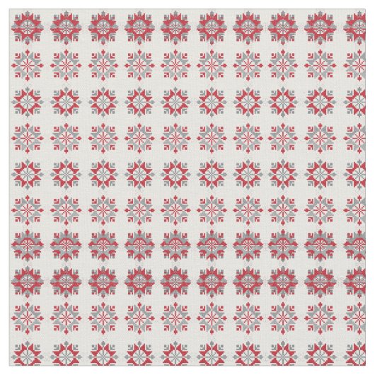 ラトビア朝SUN幾何学模様VII ファブリック (クローズアップ)