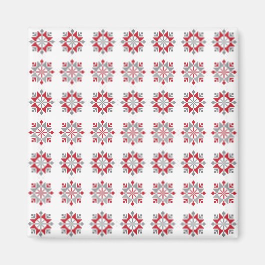 ラトビア朝SUN幾何学模様VII マグネット (正面)