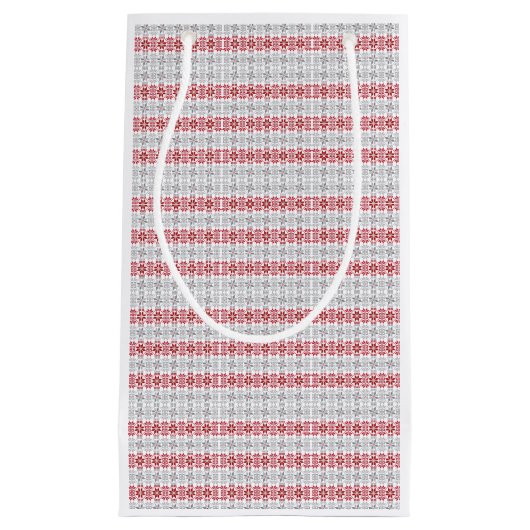 ラトビア朝SUN幾何学模様VIII スモールペーパーバッグ (正面)