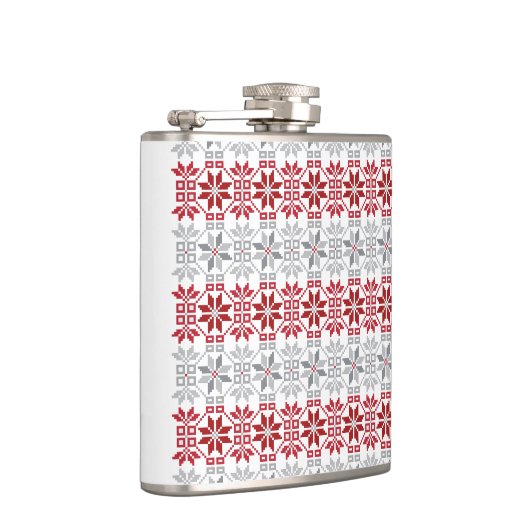 ラトビア朝SUN幾何学模様VIII フラスク (右)