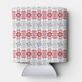 ラトビア朝SUN幾何学模様VIII 缶クーラー (裏面)