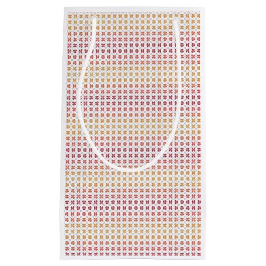 ラトビア朝SUN幾何学的パターンIV スモールペーパーバッグ (正面)