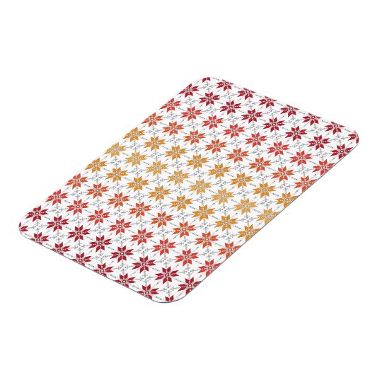 ラトビア朝SUN幾何学的パターンIV マグネット (左側)