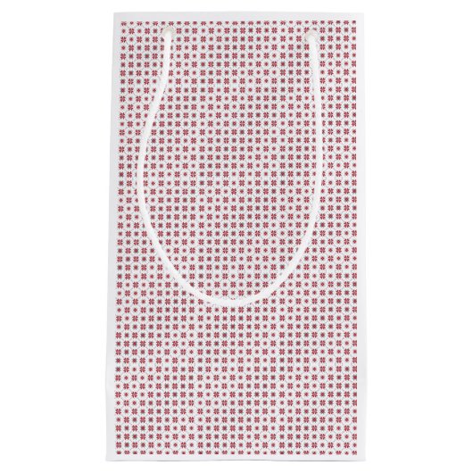 ラトビア朝SUN幾何学的パターンV スモールペーパーバッグ (正面)