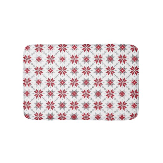 ラトビア朝SUN幾何学的パターンV バスマット (正面)