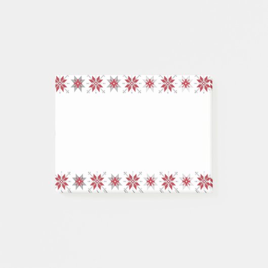 ラトビア朝SUN幾何学的パターンV ポストイット (正面)