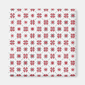 ラトビア朝SUN幾何学的パターンV マグネット (正面)