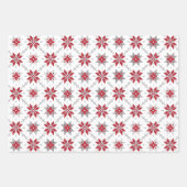 ラトビア朝SUN幾何学的パターンV ラッピングペーパーシート (正面3)