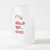 ラトビア フロストグラスビールジョッキ (正面左)