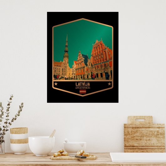 ラトビア ポスター (キッチン)