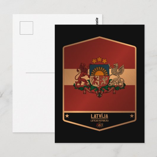 ラトビア ポストカード (正面/裏面)