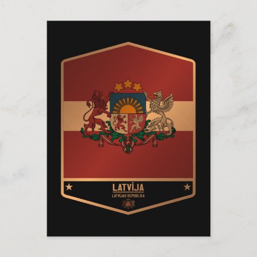 ラトビア ポストカード (正面)