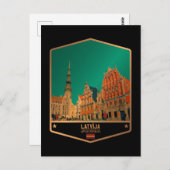 ラトビア ポストカード (正面/裏面)