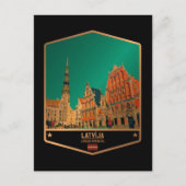 ラトビア ポストカード (正面)