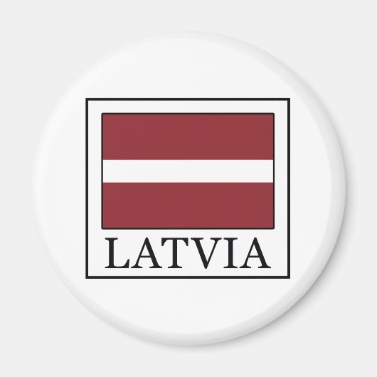 ラトビア マグネット (正面)