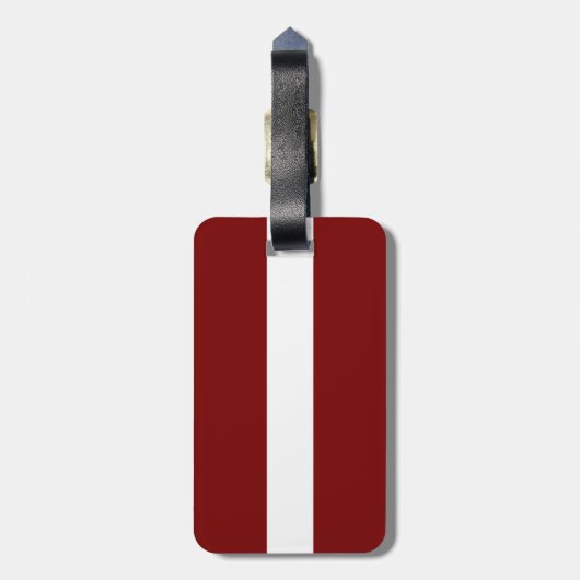 ラトビア ラゲッジタグ (裏面縦)