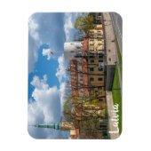 ラトビア、リガのリガ城 マグネット (縦)