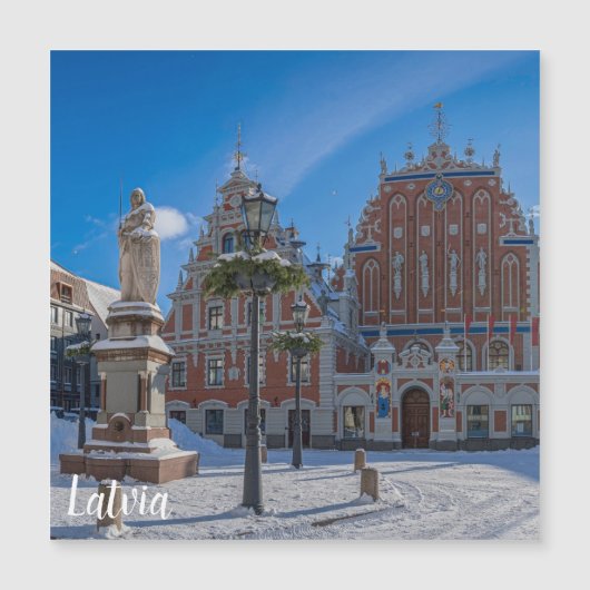 ラトビア、リガの歴史的な都市中心部 (正面)