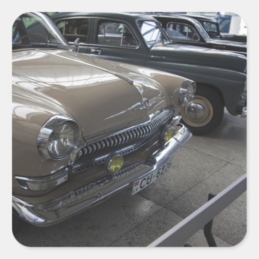 ラトビア、リガ、リガモーターミュージアム、1960年代 スクエアシール (正面)